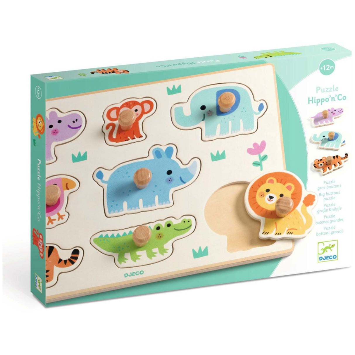 Djeco Hippo'N'Co, Stud Puzzle