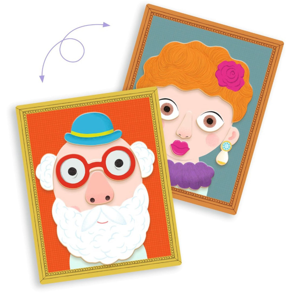 Djeco Inzebox Magnet Ben, Portretter