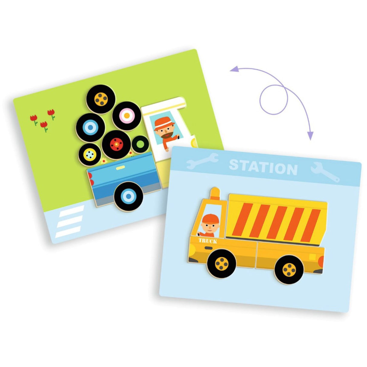 Djeco Inzebox Magnet Ben, Kjøretøy