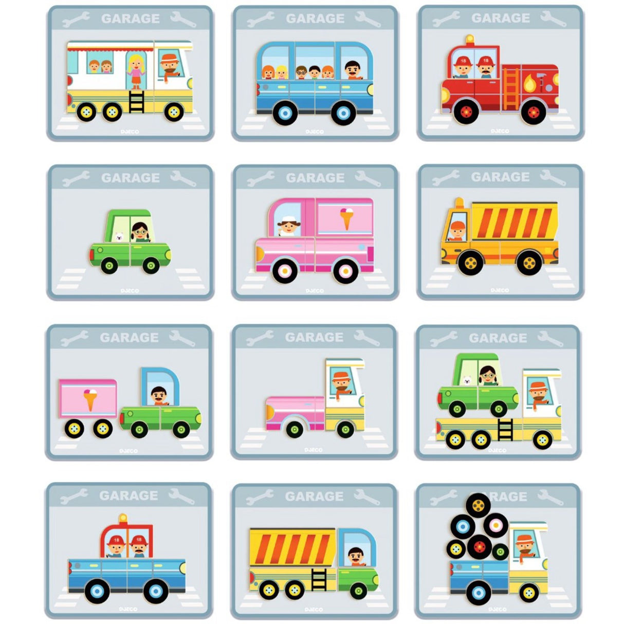 Djeco Inzebox Magnet Ben, Kjøretøy