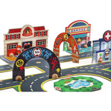 Djeco Crazy Motors, Road Puzzle City, 33 brikker