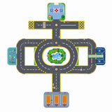 Djeco Crazy Motors, Road Puzzle City, 33 brikker