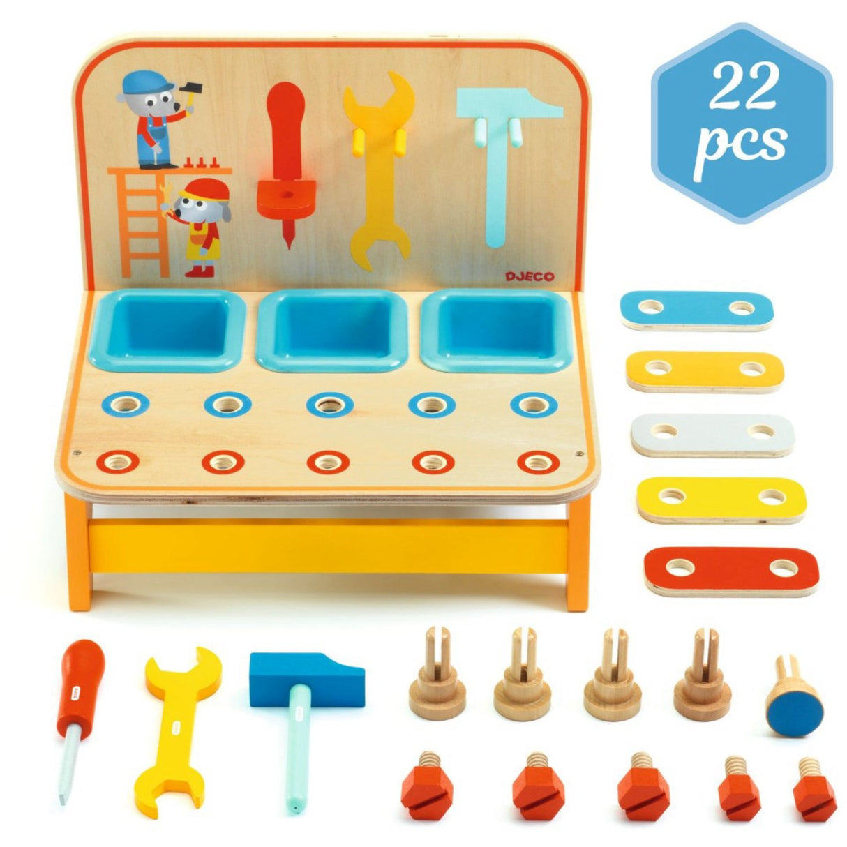 Djeco Bricotoo, Verktøybenk