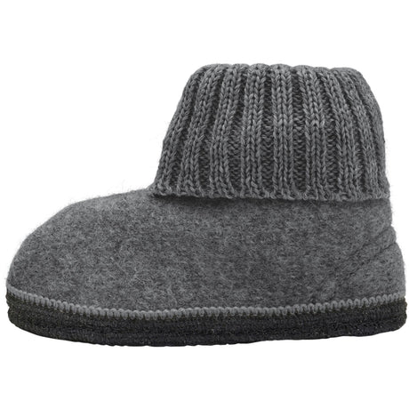 Huttelihut Medium Grey Melange Tøfler Ull