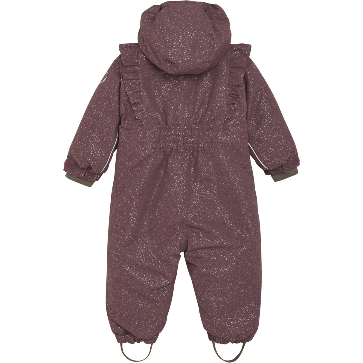 En Fant Rose Taupe Baby Flydress W. Frills