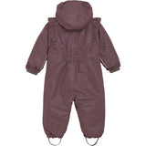 En Fant Rose Taupe Baby Flydress W. Frills