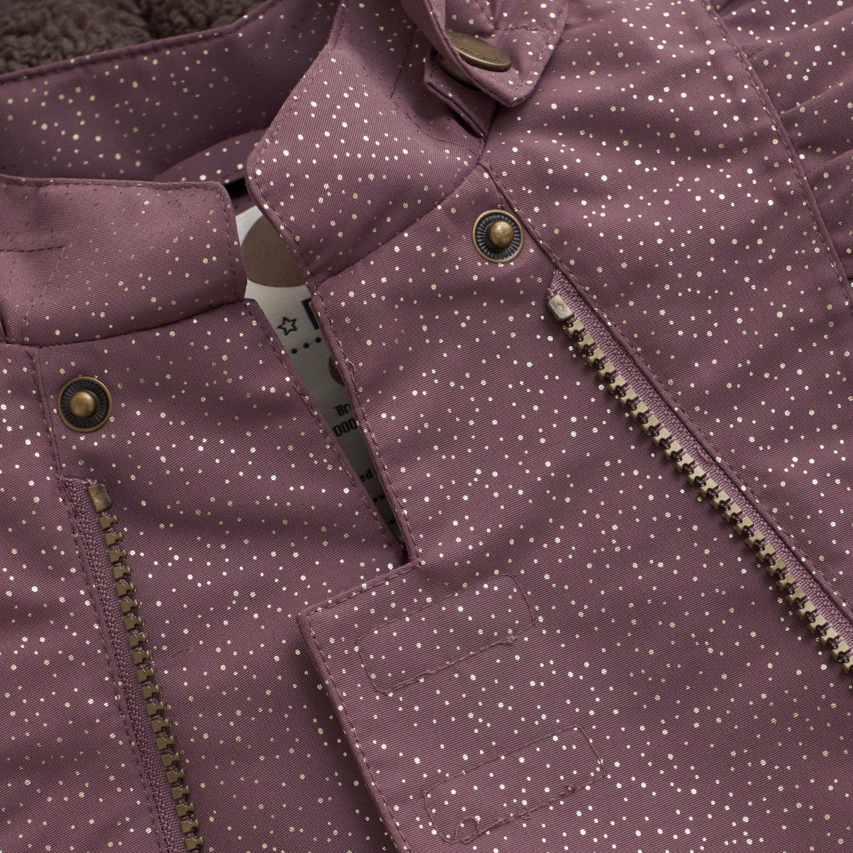 En Fant Rose Taupe Baby Flydress W. Frills