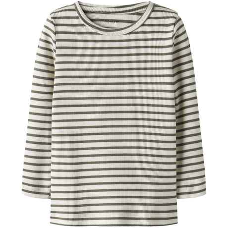 Name It Dusty Olive Nmnbani Ls Xsl Topp Noos