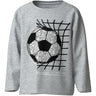Name It Light Grey Melange Nkmdorak Ls Nreg Topp