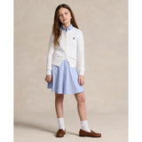 Polo Ralph Lauren Optic White W/ Navy Cardigan