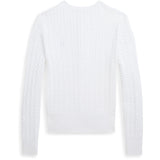 Polo Ralph Lauren Optic White W/ Navy Cardigan