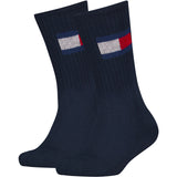 Tommy Hilfiger Navy Th Kids Strømpe 2P Flag