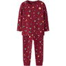 Name It Jester Red Xmas AOP Red Nmnvismas Ls Nightset