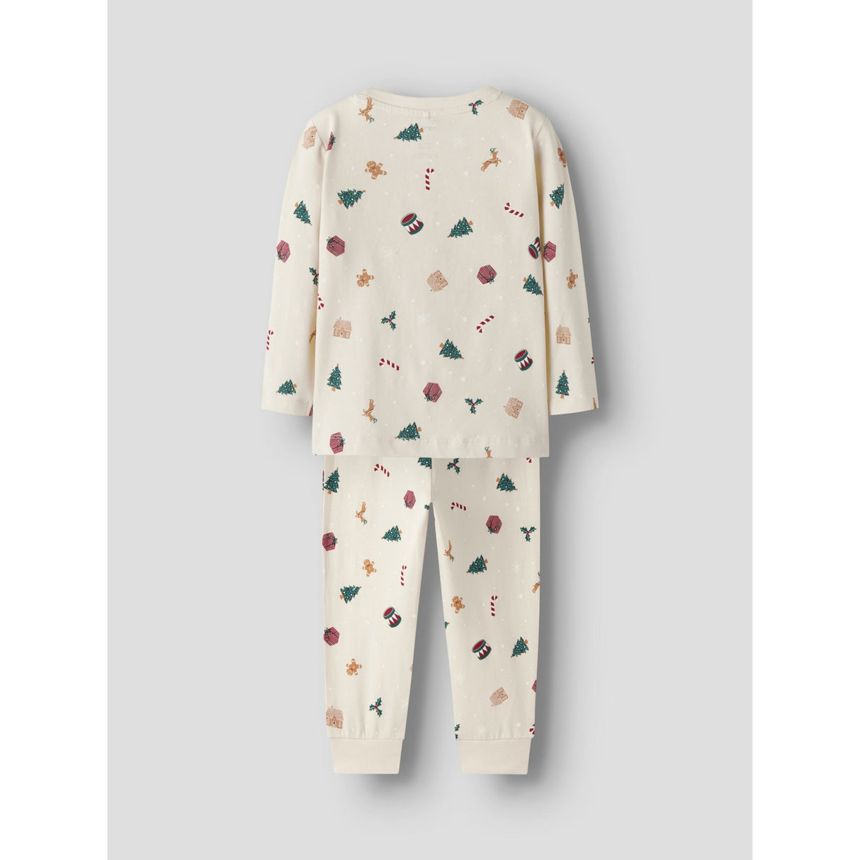 Name It Whitecap Gray Xmas AOP Nmnvismas Ls Nightset