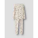 Name It Whitecap Gray Xmas AOP Nknvismas Ls Nightset