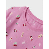 Name It Fuchsia Pink Christmas Elements Vismas Pyjamas