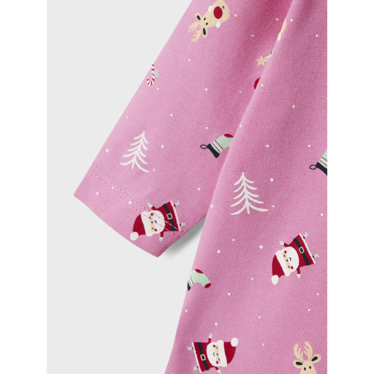 Name It Fuchsia Pink Christmas Elements Vismas Nattdrakt