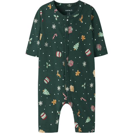 Name It Botanical Garden Xmas AOP Nbnvismas Ls Nightsuit