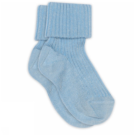 Mp Danmark Blue Bell Bomull Rib Baby Strømper