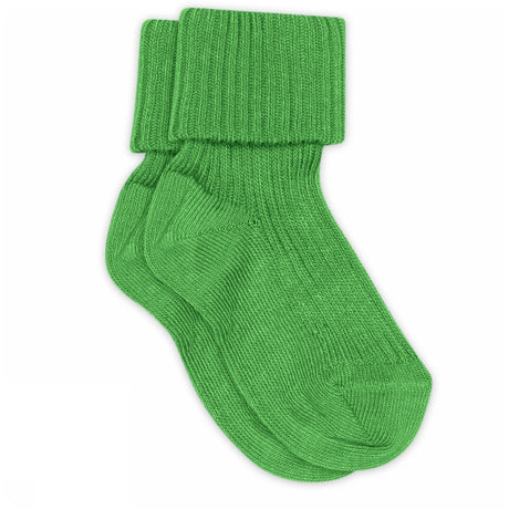 Mp Danmark Vibrant Green Bomull Rib Baby Strømper