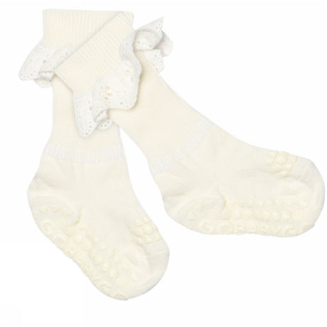 Gobabygo Snow White Non-Slip - Viscose-bamboo Lace