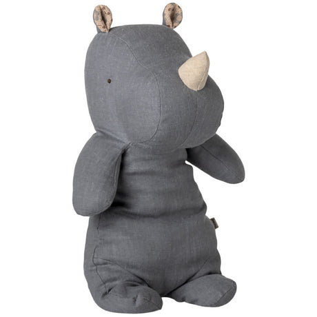 Maileg Safari Friends, Næsehorn, Medium - Støvet Blå