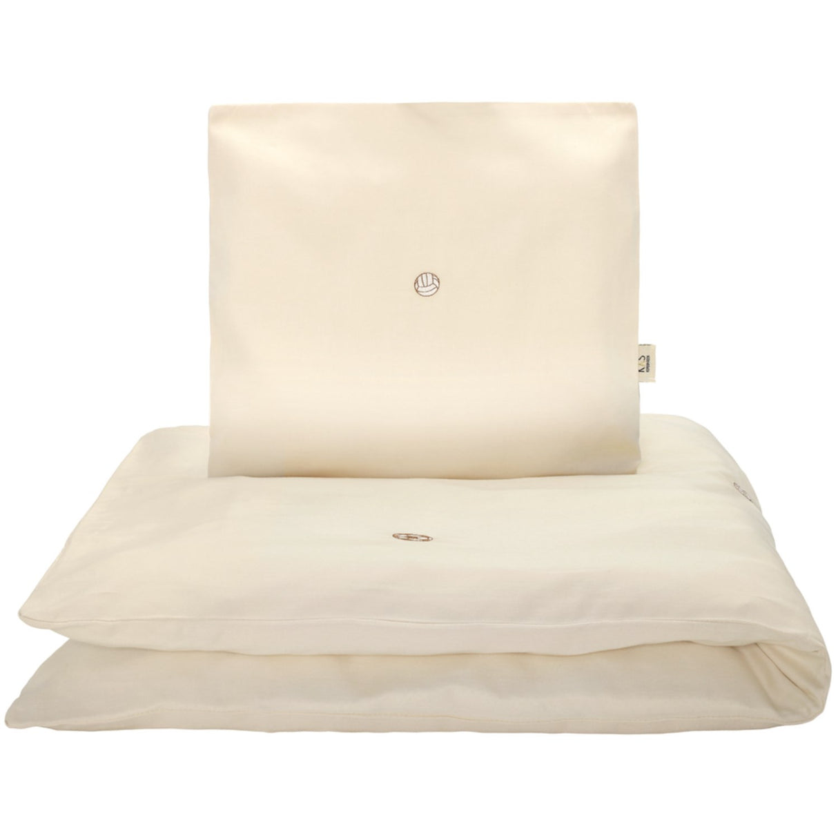 KAS Kopenhagen Cream Soccer Embroidered Sengetøy