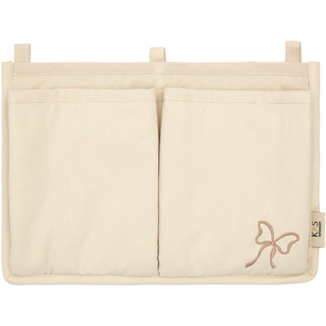 KAS Kopenhagen Cream Bue Embroidered Seng Pocket