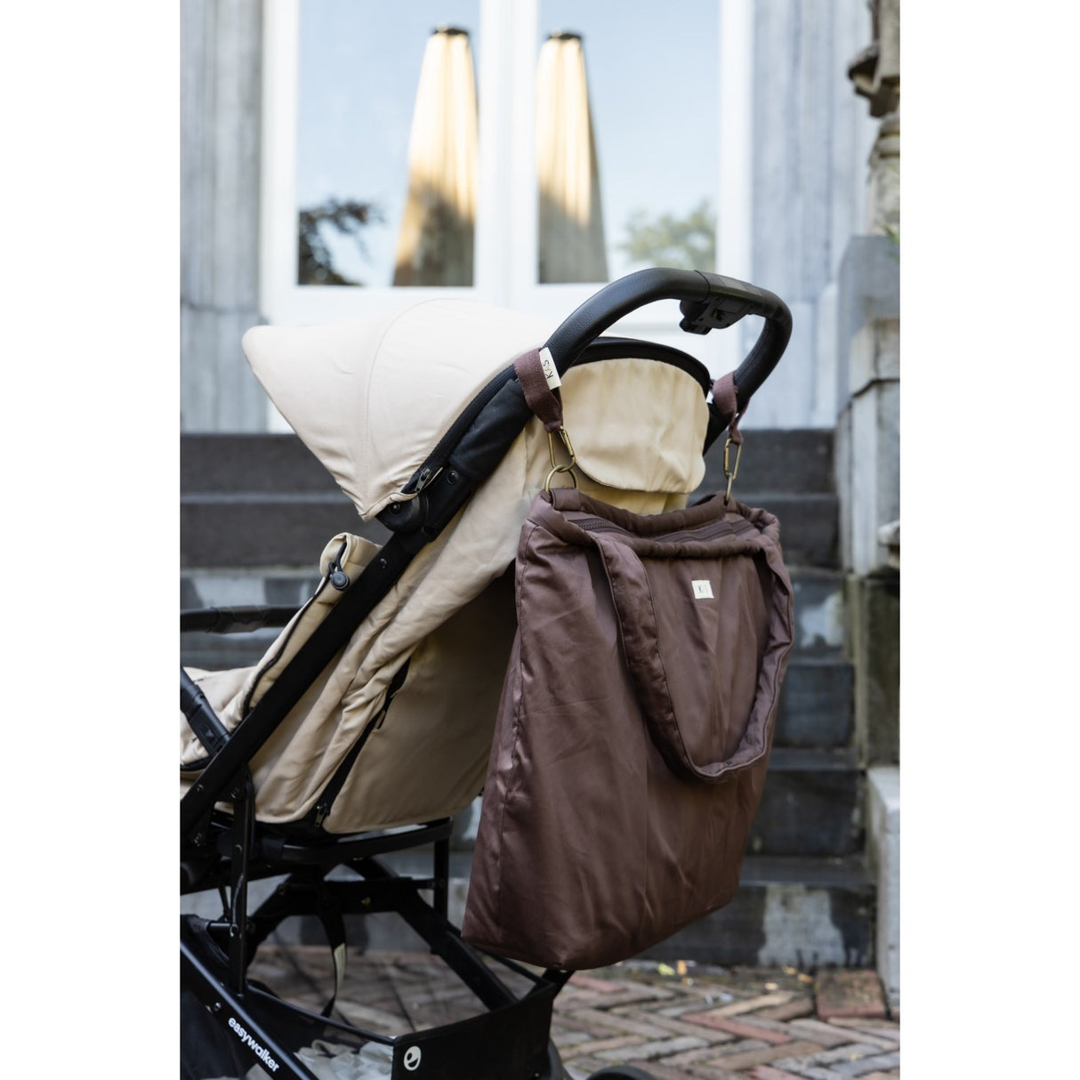 KAS Kopenhagen Brown Kas Multi Purpose Tote Med Fold