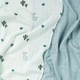 DonebyDeer Lalee Blue Stoffbleie 2-Pakning
