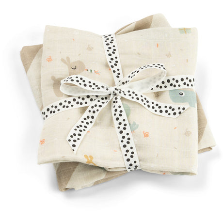 DonebyDeer Celebration Sand Stoffbleie 2-Pakning