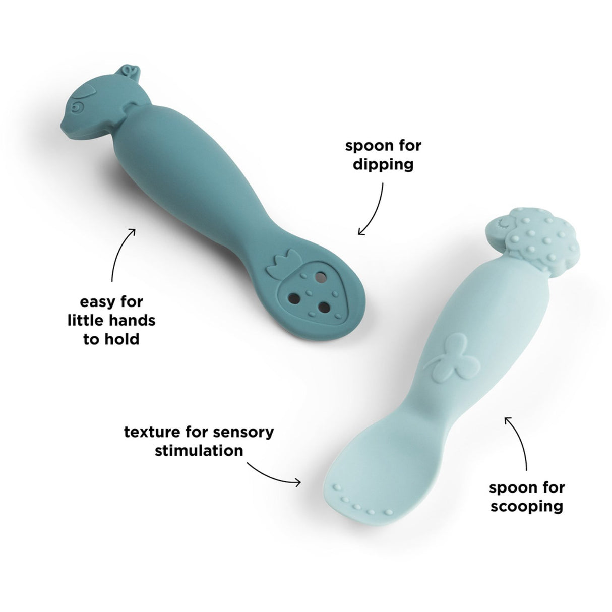 DonebyDeer Tiny Farm Blue Læringsske Sett