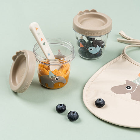 DonebyDeer Celebration Sand Babymad Bøtte 2-Pakning