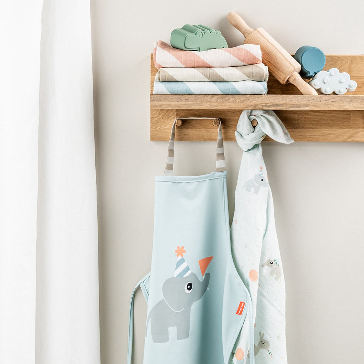 DonebyDeer Celebration Blue Vandtæt Barneforkle