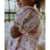 Fliink Chalk Pink Aop Colombe Ss Bluse