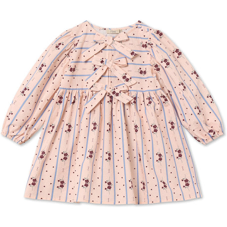 Fliink Chalk Pink Aop Colombe Ls Kjole