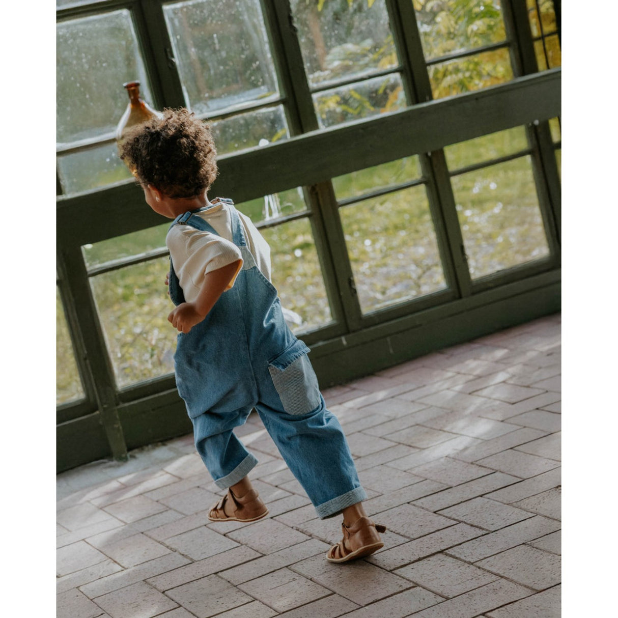 Fliink Medium Denim Blue Don Contrast Overall