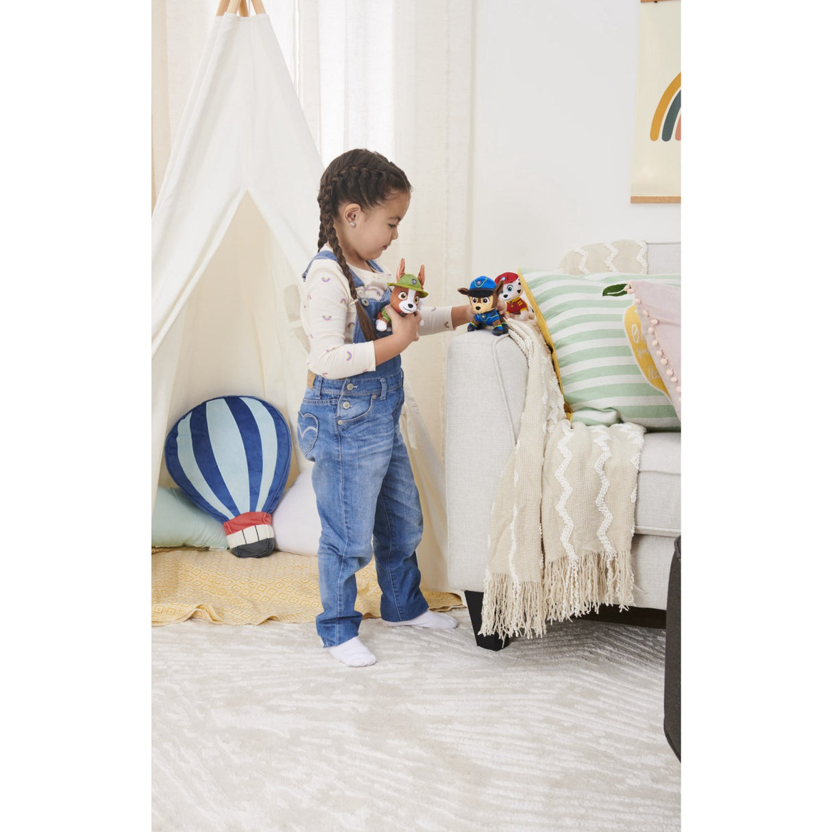 Paw Patrol Plush Mini Bamse 10 cm - Marshall