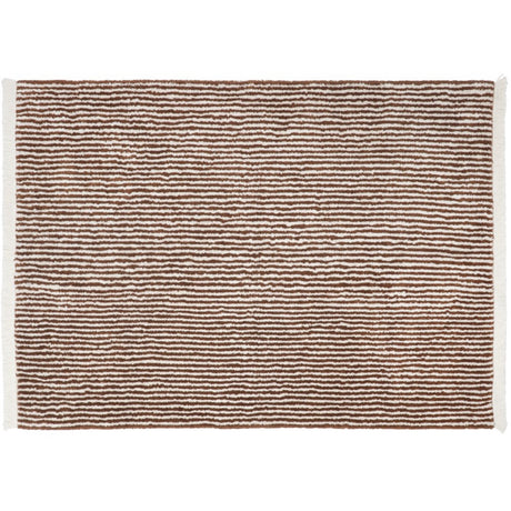 KAS Kopenhagen Brow & Nautral Brown Stripes Rug 120X160