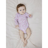 Name It Pastel Lilac Nbfbody 3P Ls Lilac Petit Flower Noos