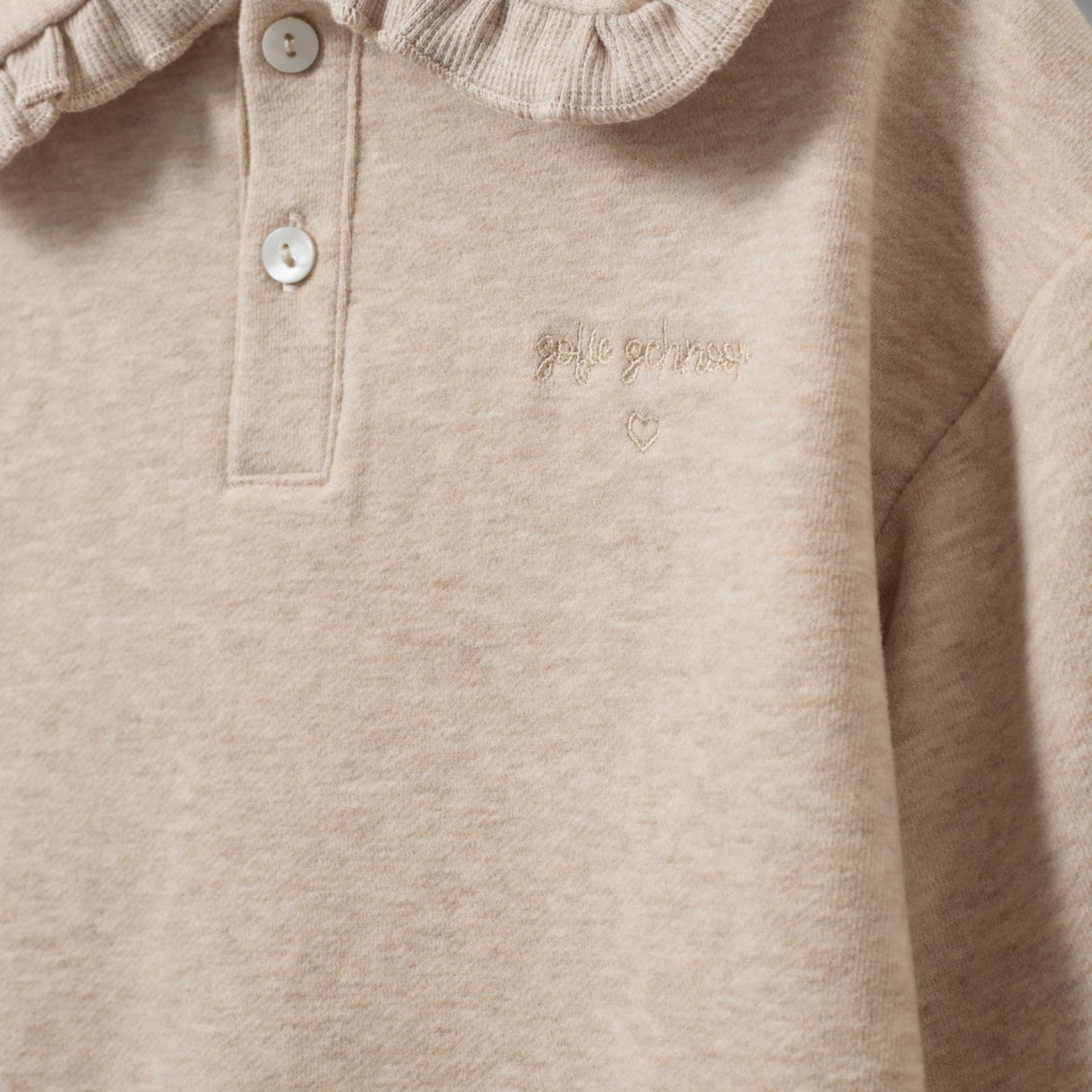 Sofie Schnoor Beige Melange Eliskb Collegegenser