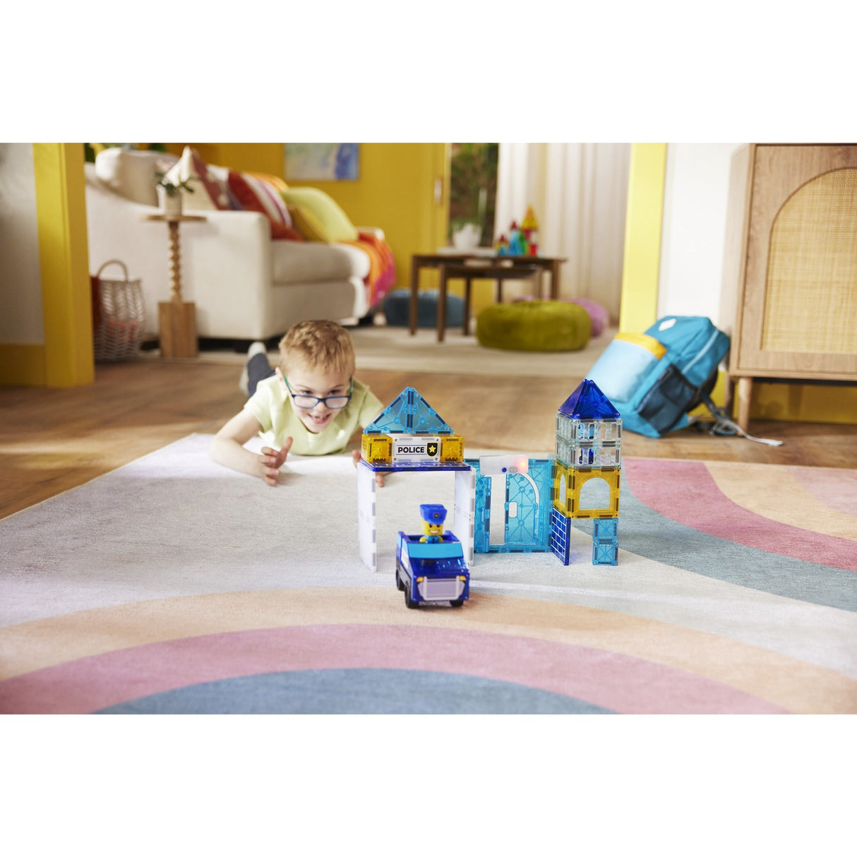 Magna-Tiles® Police Station 35 Pcs