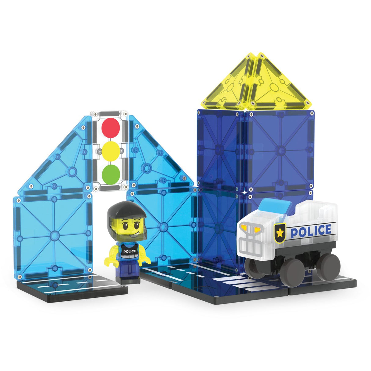 Magna-Tiles® Police Patrol 20 Pcs