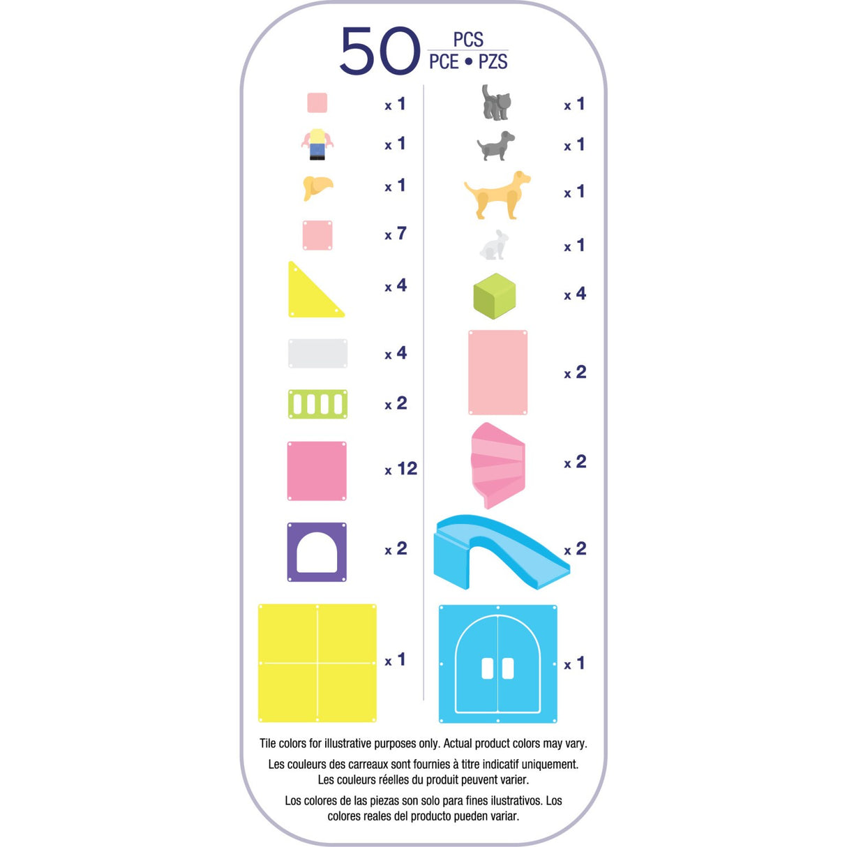 Magna-Tiles® Pet Playhouse 50 Pcs