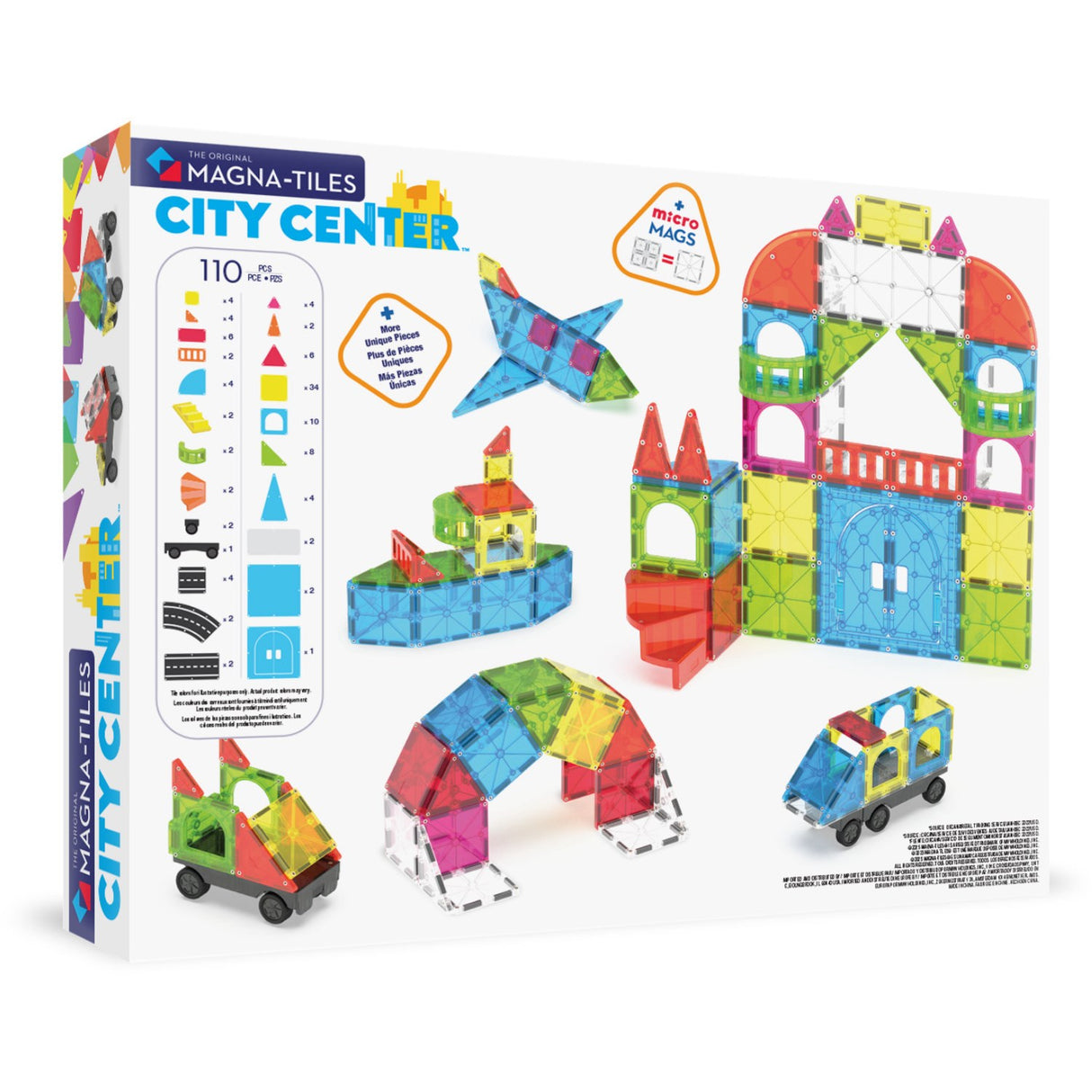 Magna-Tiles® City Center 110 Pcs