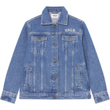 Les Deux Kids Medium Indigo Wash Rally Yale Bulldog Denim Jakke KIDS