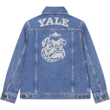Les Deux Kids Medium Indigo Wash Rally Yale Bulldog Denim Jakke KIDS