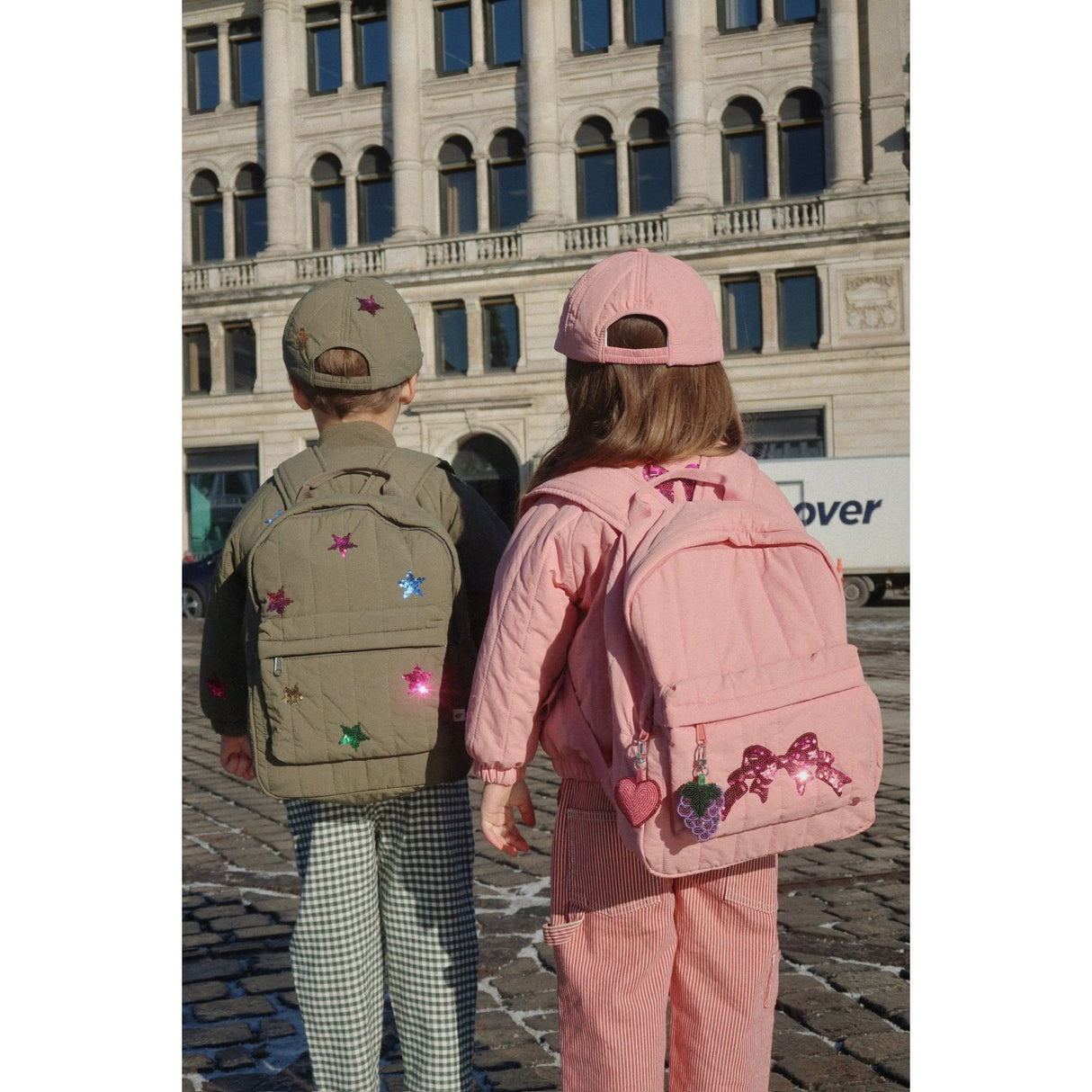 Konges Sløjd Rosette Juno Vattert Paljet Rygsekk Midi