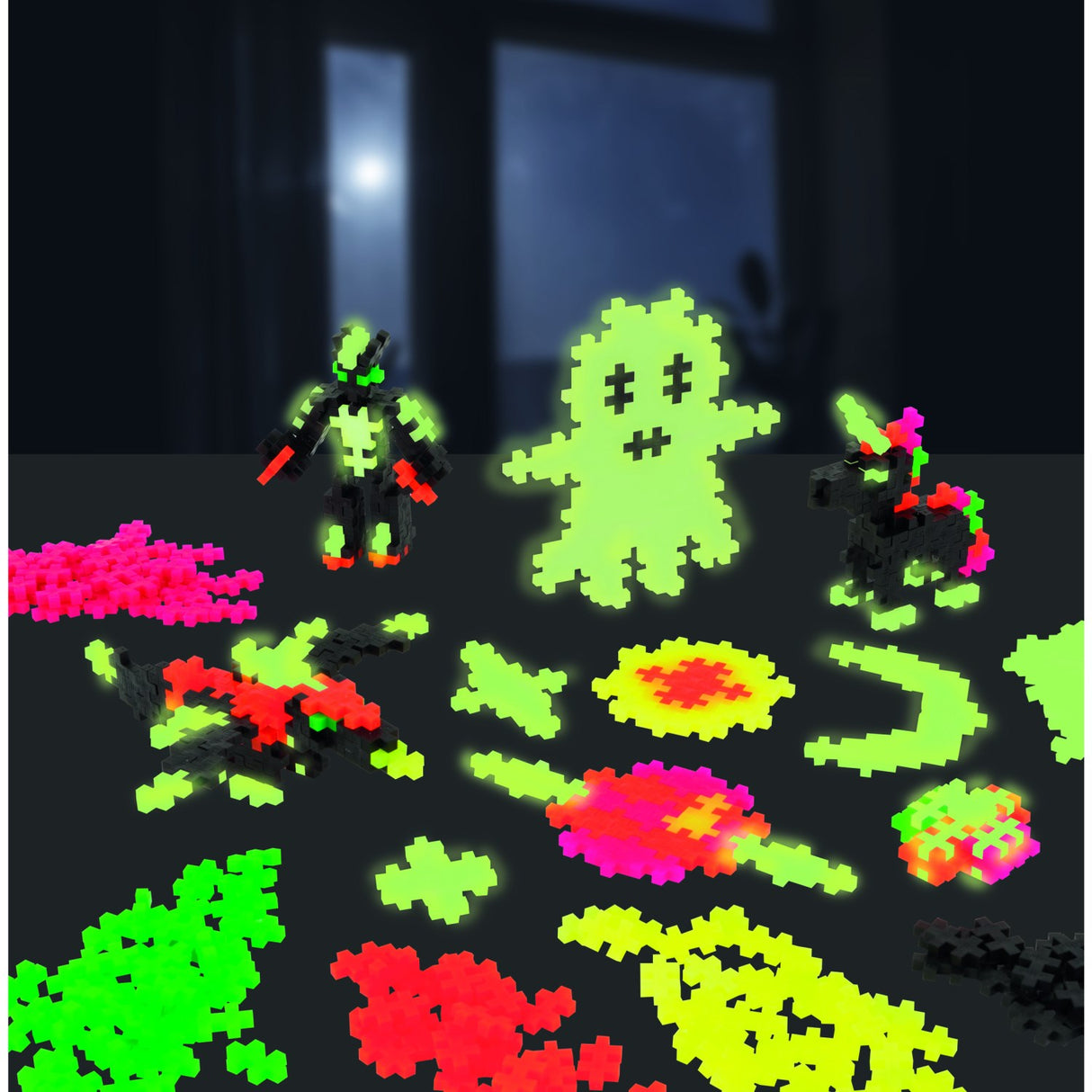 Plus-Plus Build Og Glow - Glow In The Dark / 360 Pcs
