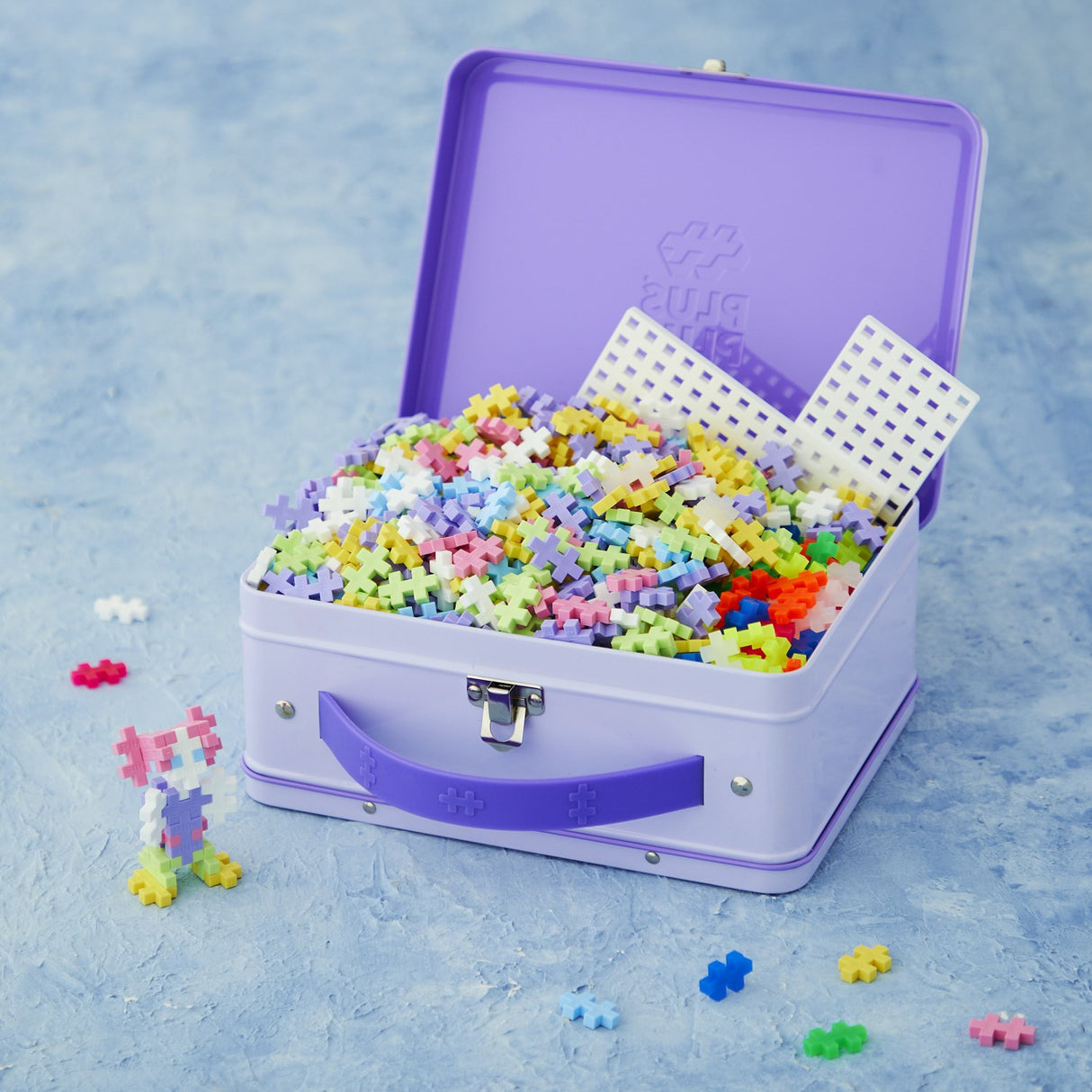 Plus-Plus Koffert Pastel Metal